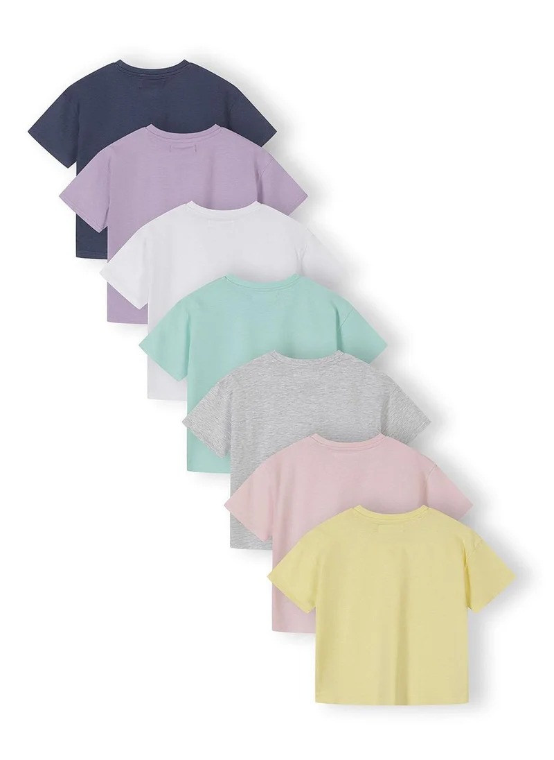 مينوتي Girls cotton t-shirts pastel lilac and pink 3-15 years